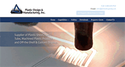 Desktop Screenshot of plasticdesignmfg.com